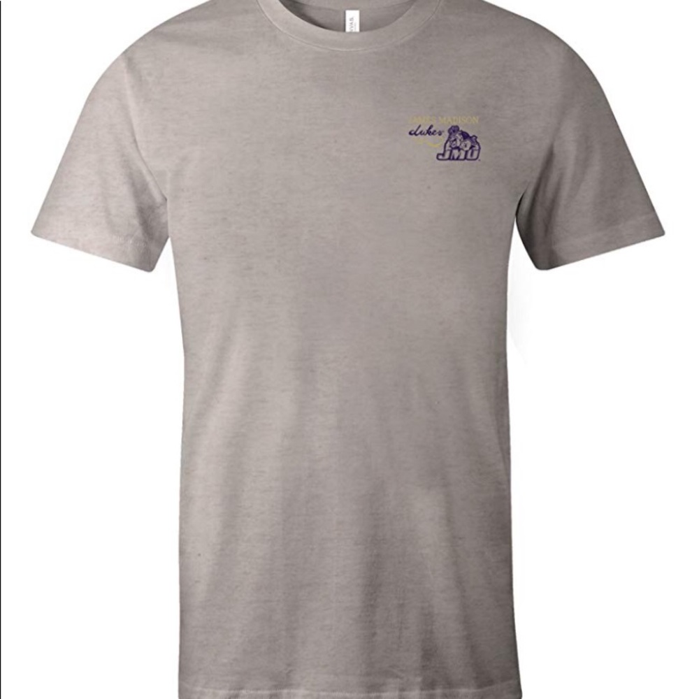 James Madison Dukes Unisex Hand Type Tee NWT S